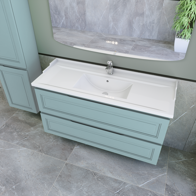 Тумба с раковиной Caprigo Wales 120 антарктида