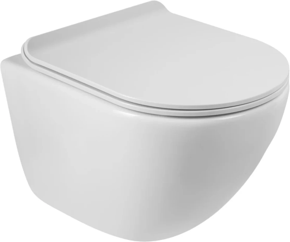 Унитаз подвесной BelBagno Amanda BB051CHR безободковый, крышка BB901SC с микролифтом