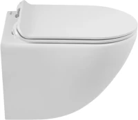 Унитаз подвесной BelBagno Amanda BB051CHR безободковый, крышка BB901SC с микролифтом
