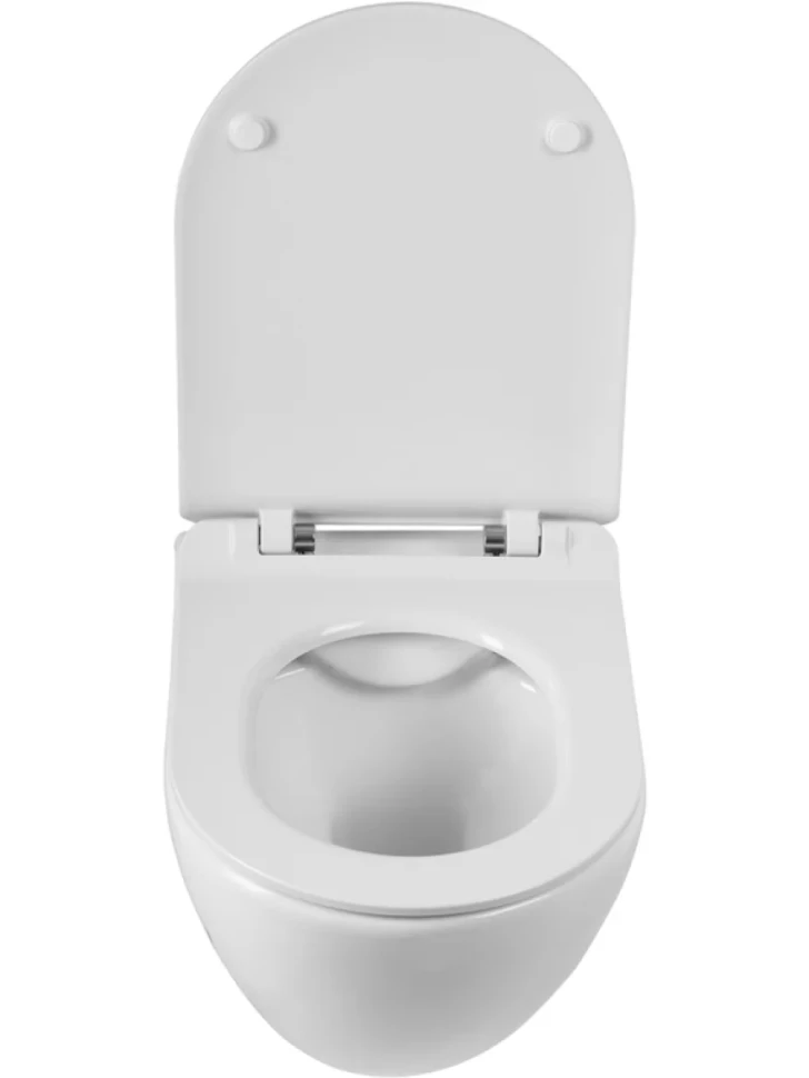 Унитаз подвесной BelBagno Amanda BB051CHR безободковый, крышка BB901SC с микролифтом