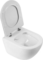 Унитаз подвесной BelBagno Amanda BB051CHR безободковый, крышка BB901SC с микролифтом