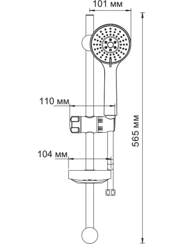 Душевой гарнитур Wasserkraft A005
