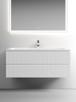 Мебель для ванной комнаты Sancos Snob T 120 см, bianco, раковина CN7017