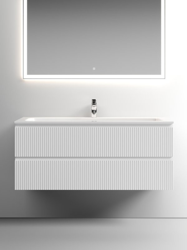 Мебель для ванной комнаты Sancos Snob T 120 см, bianco, раковина CN7017