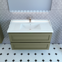 Мебель для ванной комнаты Caprigo Wales Смальти 100 олива