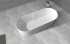 Ванна из искусственного камня ABBER Stein AS9614 белая матовая