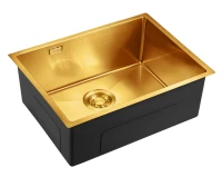 Мойка кухонная Emar PVD EMB-132 PVD Nano Golden