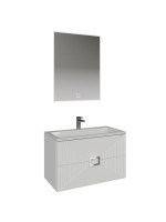 Мебель для ванной комнаты Grossman Луксор 80 матовая белая