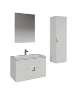 Мебель для ванной комнаты Grossman Луксор 80 матовая белая