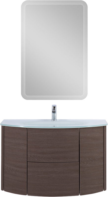 Мебель для ванной комнаты Cezares Eden 91 rovere scuro soft, раковина 82399