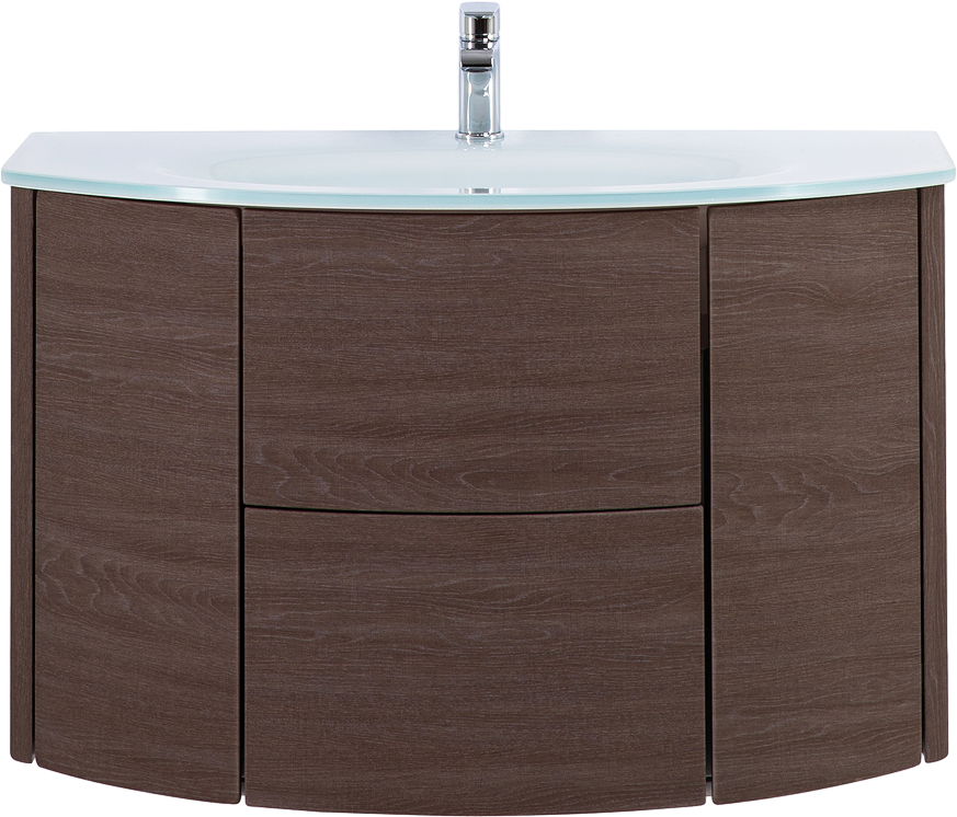 Мебель для ванной комнаты Cezares Eden 91 rovere scuro soft, раковина 82399