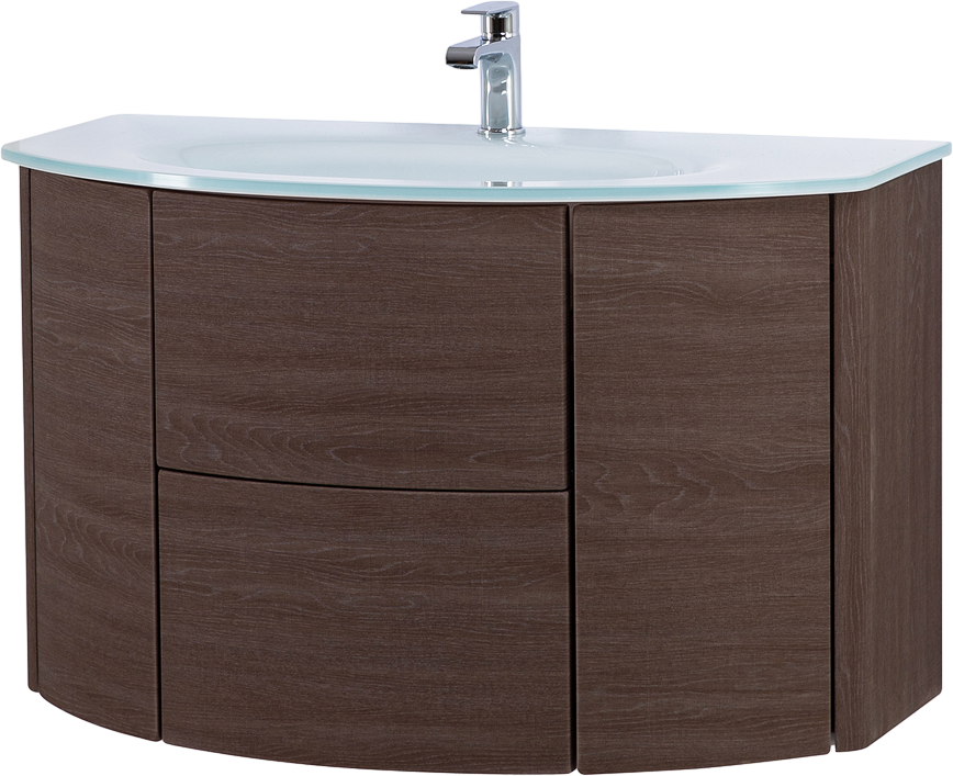Мебель для ванной комнаты Cezares Eden 91 rovere scuro soft, раковина 82399