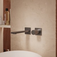 Смеситель для раковины Vincea Альто VBFW-6AL1GM С ВНУТРЕННЕЙ ЧАСТЬЮ, вороненая сталь