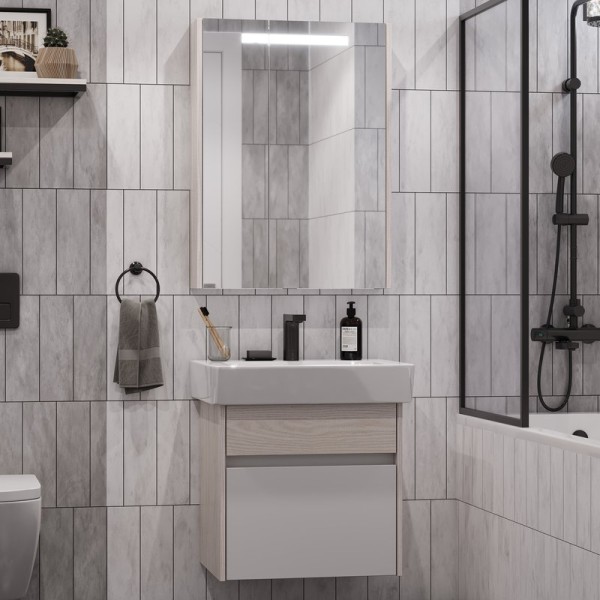 Мебель для ванной комнаты AQUATON Верди PRO 60 ясень фабрик