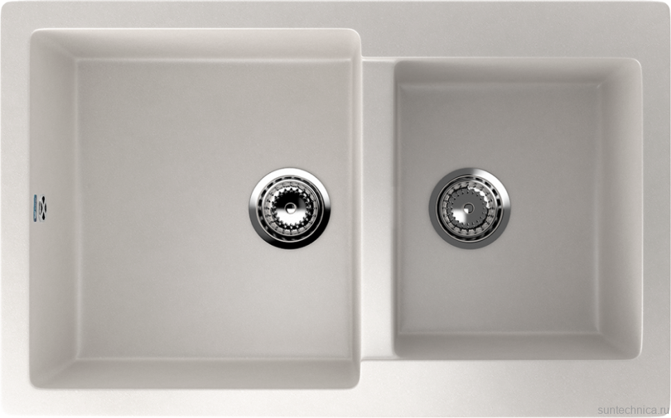 Мойка кухонная Ulgran U-505 -341 ультра-белая