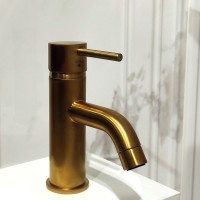 Смеситель для раковины Paini Cox 78PJ211 матовое золото