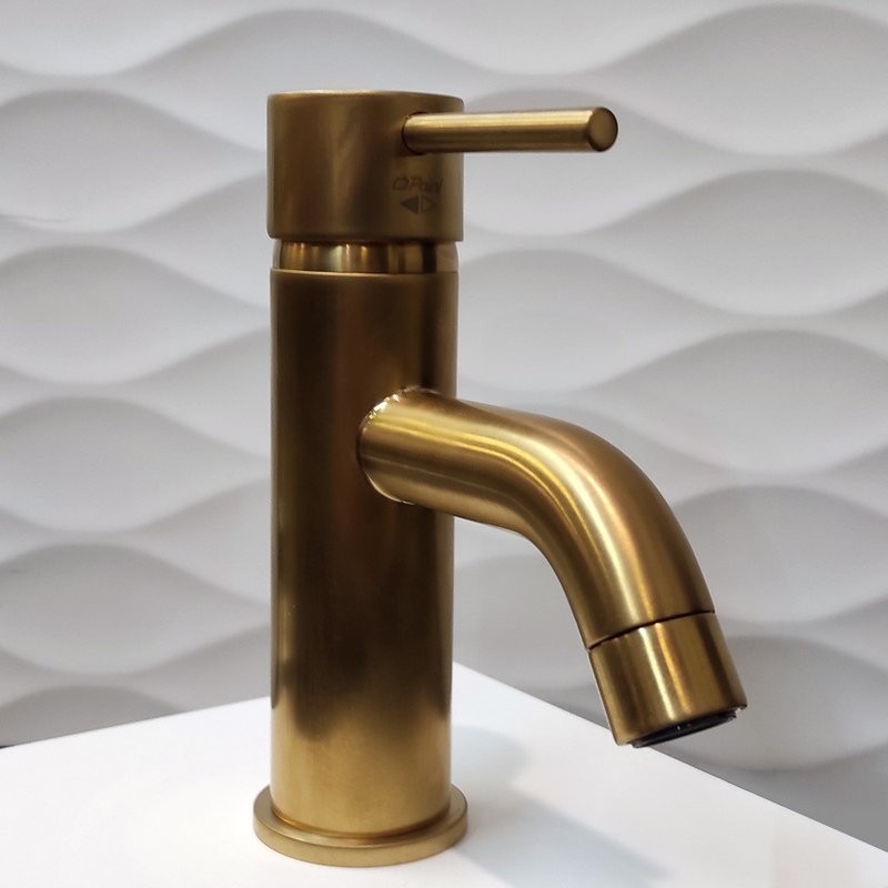 Смеситель для раковины Paini Cox 78PJ211 матовое золото