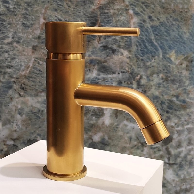 Смеситель для раковины Paini Cox 78PJ211 матовое золото