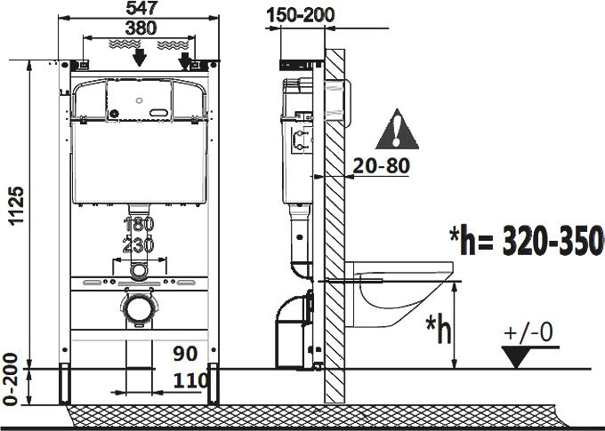Комплект Roca Debba 893104980 с микролифтом