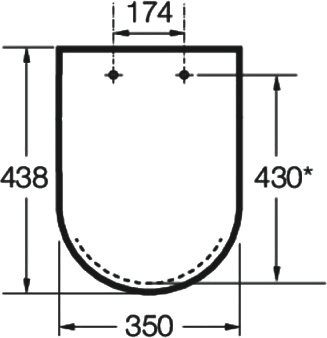 Комплект Roca Debba 893104980 с микролифтом