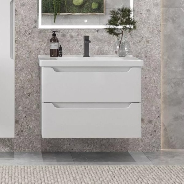 Тумба под раковину SanStar Lanciano 100 подвесная, белая