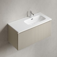Тумба с раковиной Sancos Snob R 1.0 100 R beige soft