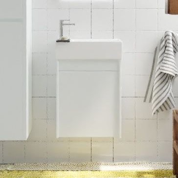 Тумба под раковину Art&Max Family R, 40, подвесная, Bianco Lucido