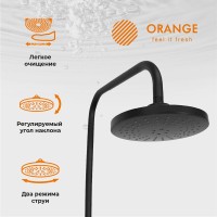 Душевая стойка Orange Aristo Aristo M19-932b черная