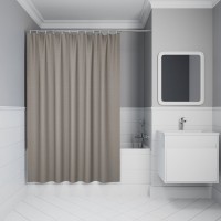Штора для ванной IDDIS Decor DW02P18i11 180х200, бежевая