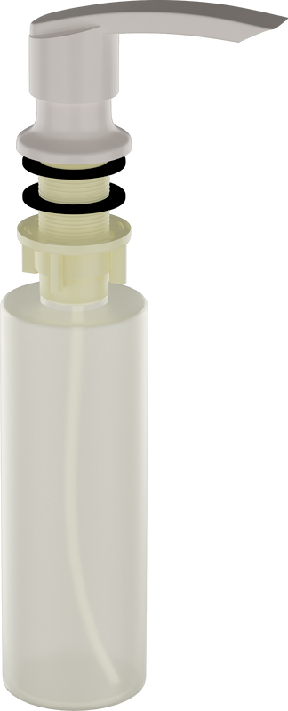 Дозатор для кухонной мойки Ulgran Quartz U-02 белый