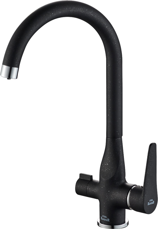 Смеситель для кухни Steel Hammer SH 910 Black Cr