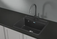 Мойка кухонная Granula Standart 5601, черный