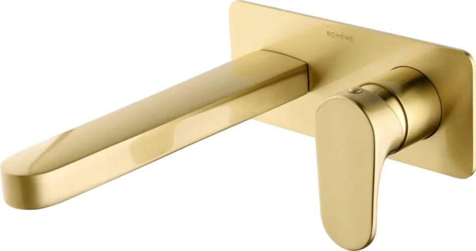 Смеситель для раковины Boheme Spectre 455-MG С ВНУТРЕННЕЙ ЧАСТЬЮ, matt gold
