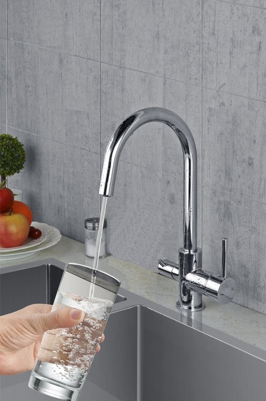 Смеситель для кухни Rossinka Z Z35-28 , хром с фильтром