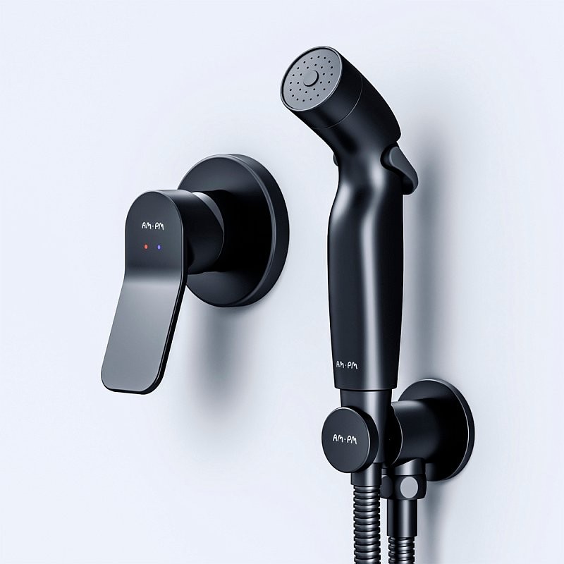 Гигиенический душ AM.PM X-Joy F40H85A22 С ВНУТРЕННЕЙ ЧАСТЬЮ, черный