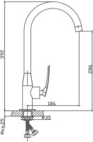 Смеситель для кухни Haiba HB616 HB70616