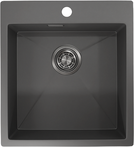 Мойка кухонная Granula 4600, графит матовый