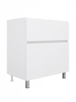 Тумба под раковину без столешницы Teymi Laina 75 напольная, матовая белая