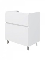 Тумба под раковину без столешницы Teymi Laina 75 напольная, матовая белая