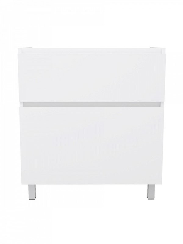 Тумба под раковину без столешницы Teymi Laina 75 напольная, матовая белая