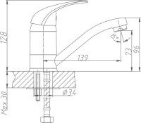 Смеситель для кухни Haiba HB03 HB4503