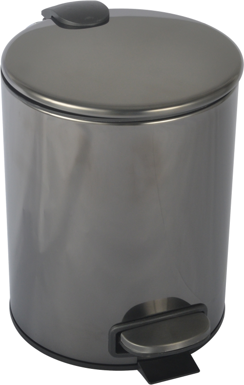 Мусорное ведро Boheme 10426-SGM антрацит глянец