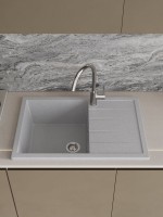 Мойка кухонная Domaci Болонья М-161-006 светло-серая