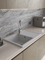 Мойка кухонная Domaci Болонья М-161-006 светло-серая