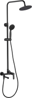 Душевая стойка Aquanet Passion AF300-72-R-B чёрная матовая