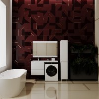 Мебель для ванной комнаты Style Line Даллас 120 Люкс Plus подвесная, белая L