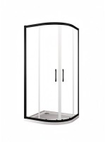 Душевой уголок Huppe X1 KY K K2S2 T R550 90х90, матовый черный