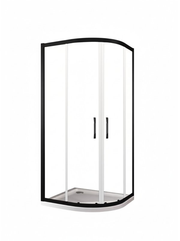 Душевой уголок Huppe X1 KY K K2S2 T R550 90х90, матовый черный