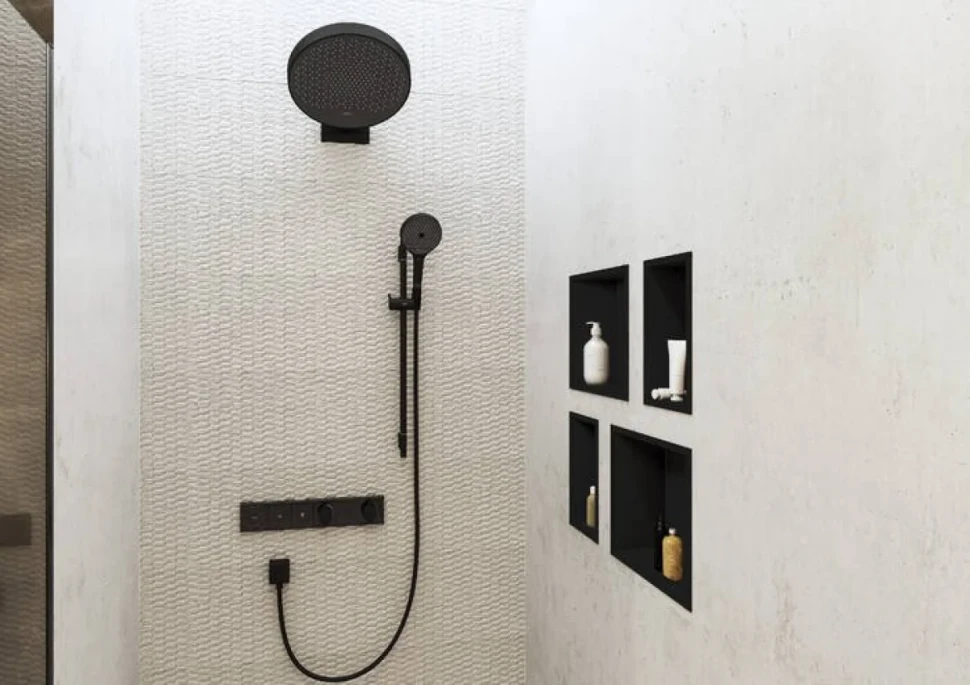 Верхний душ Hansgrohe Rainfinity 360 1jet 26230670 матовый черный