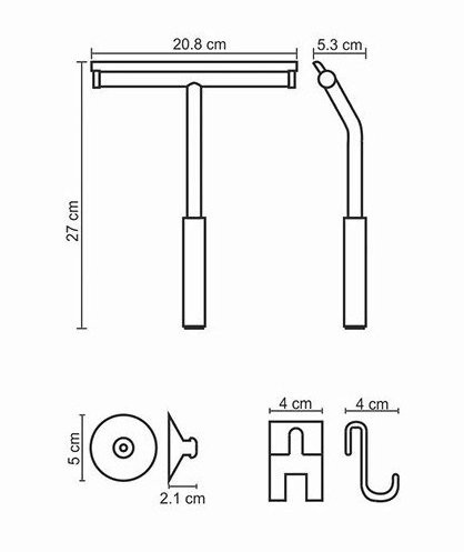 Скребок Wasserkraft K-211WHITE